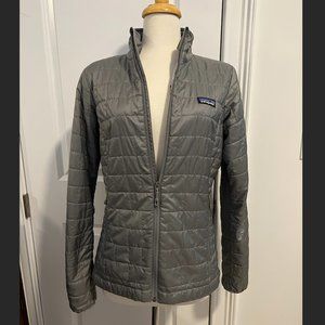 Silver Patagonia Nano Puff Jacket